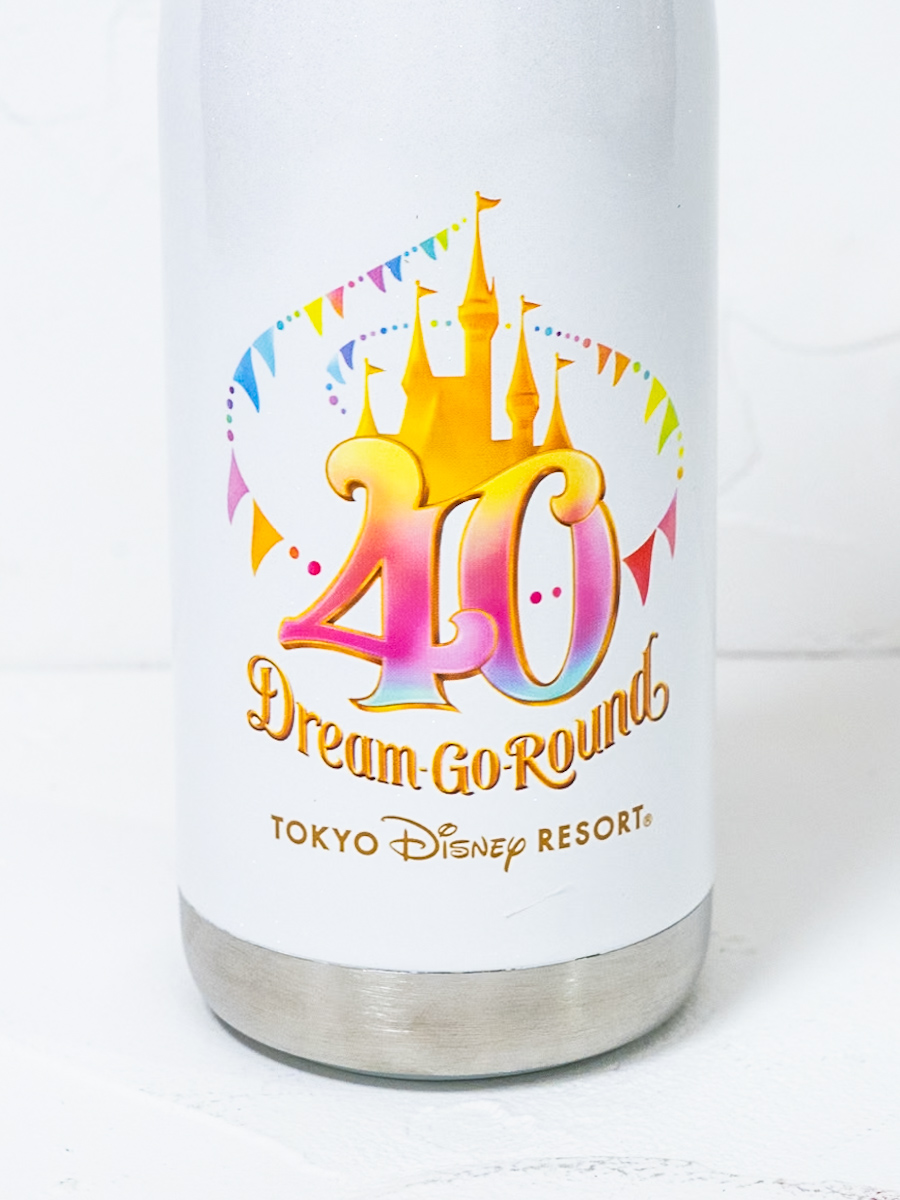 ファンダブル・ディズニー”東京ディズニーリゾート40周年スペシャルグッズ”ステンレスボトル　ロゴ