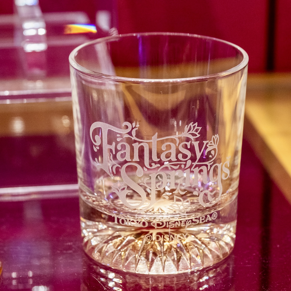 東京ディズニーシー「ファンタジースプリングス」ガラスグッズ　グラス