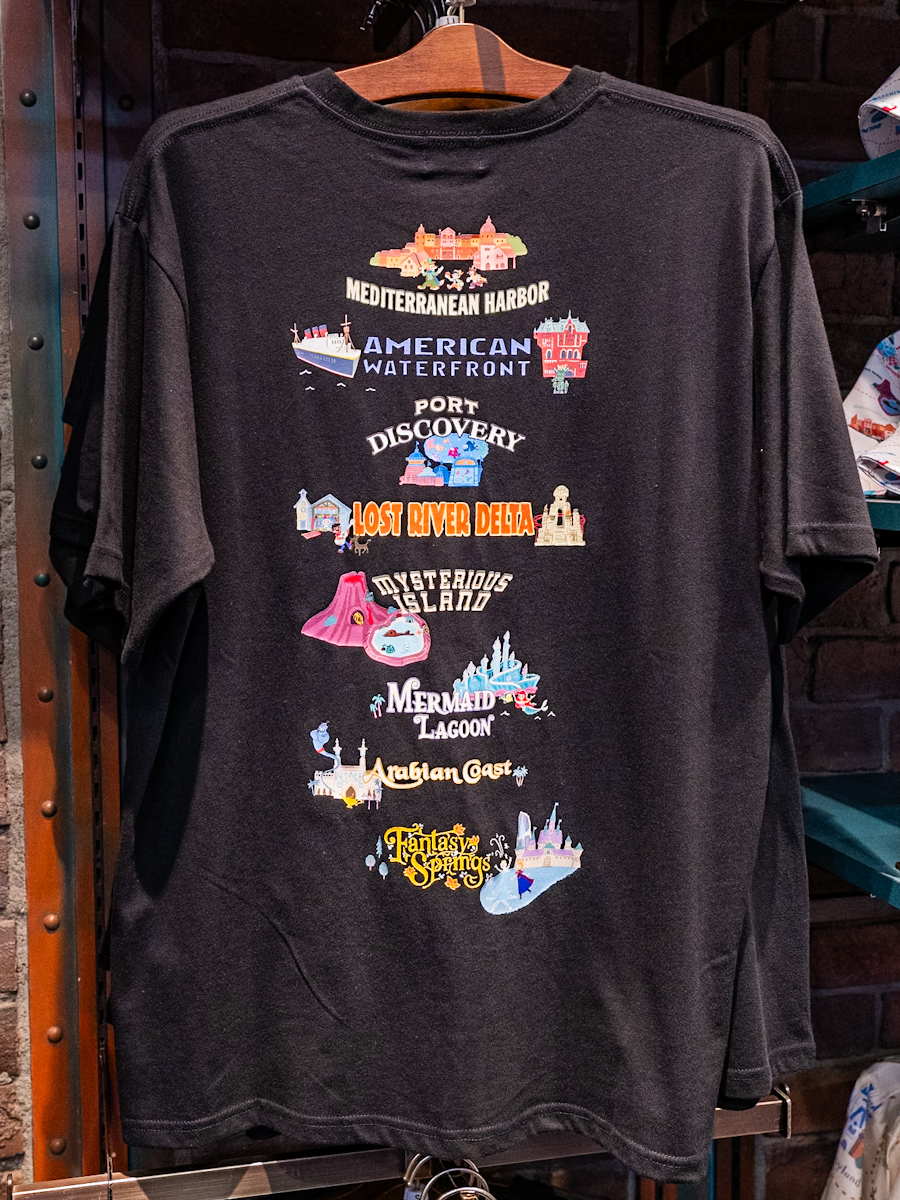 Tシャツ（東京ディズニーシー）デザイン