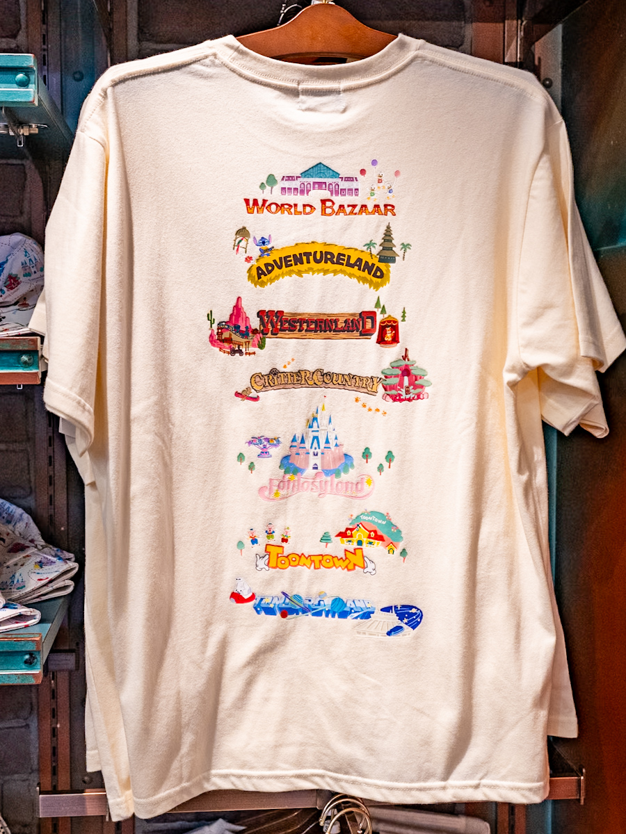 Tシャツ（東京ディズニーランド）デザイン