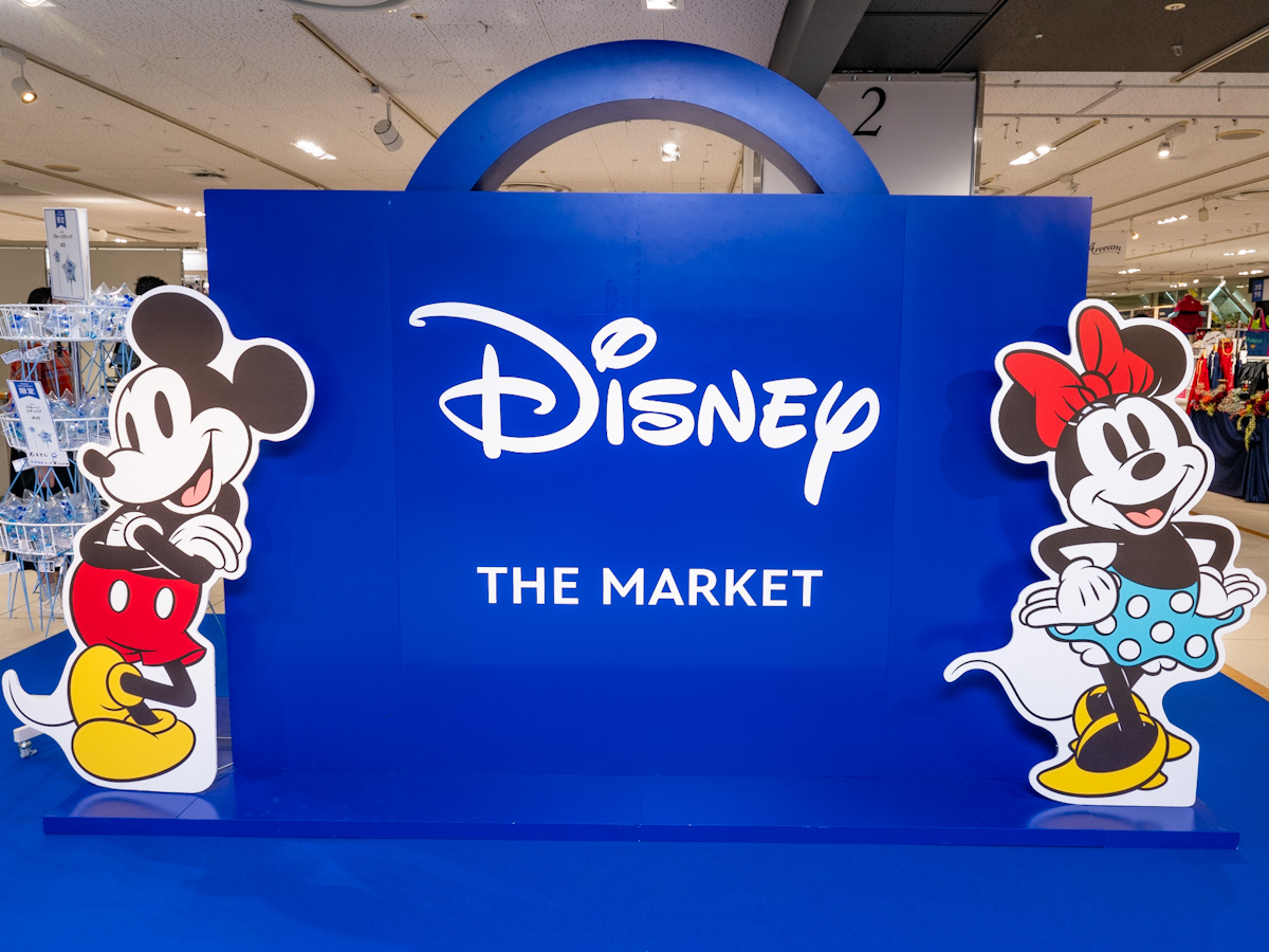 Disney THE MARKET in ジェイアール京都伊勢丹　フォトスポット