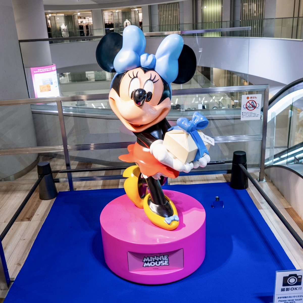 Disney THE MARKET in ジェイアール京都伊勢丹　フォトロケーション　ミニーマウス