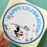 東京ディズニーリゾート「HAPPY CELEBRATION」シール