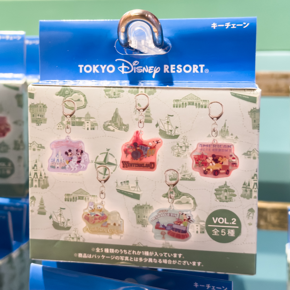 東京ディズニーリゾート テーマランド・テーマポートデザイングッズ（第2弾）キーチェーン