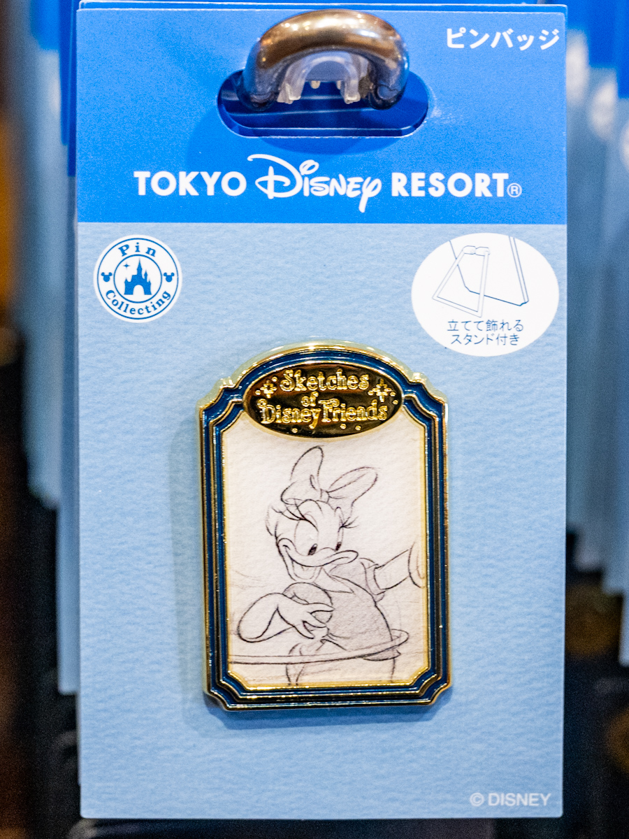 東京ディズニーランド｢Sketches of Disney Friends｣ピンバッジ　デイジー