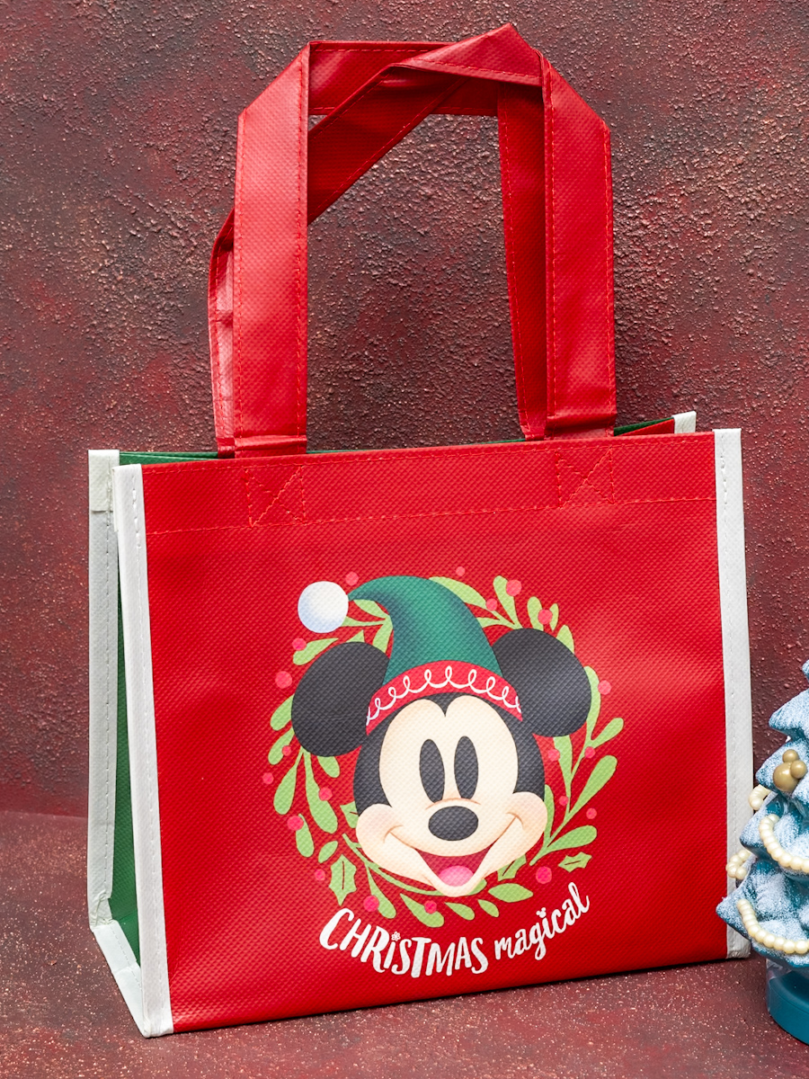 ミッキー＆ミニー ショッピングバッグ・エコバッグ(S) DISNEY CHRISTMAS