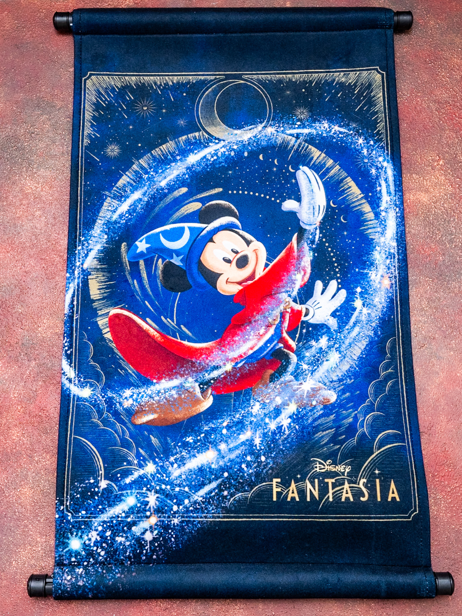 ミッキー LEDタペストリー Walt Disney Fantasia2000 25th anniversary