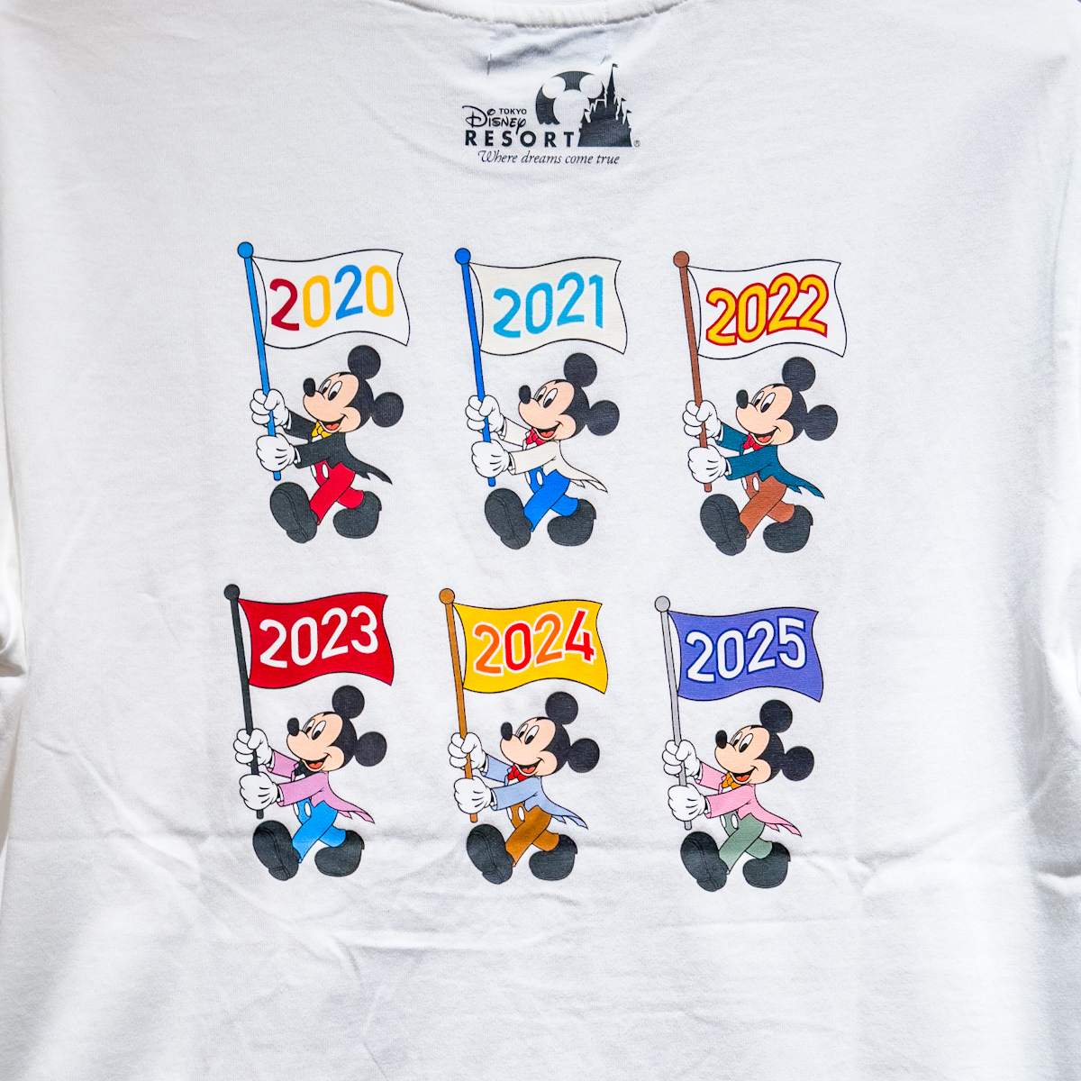 東京ディズニーランド「ミッキーマウス」2025Tシャツ2