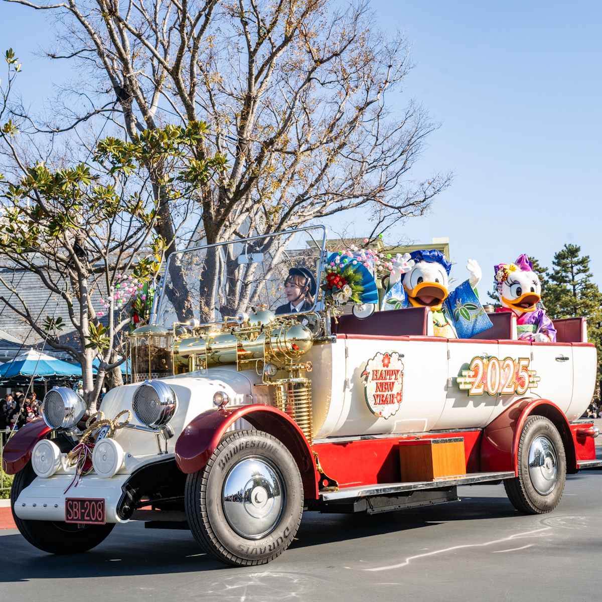 東京ディズニーランド“東京ディズニーリゾートのお正月2025”ニューイヤーズ・グリーティング　ドナルド、デイジー