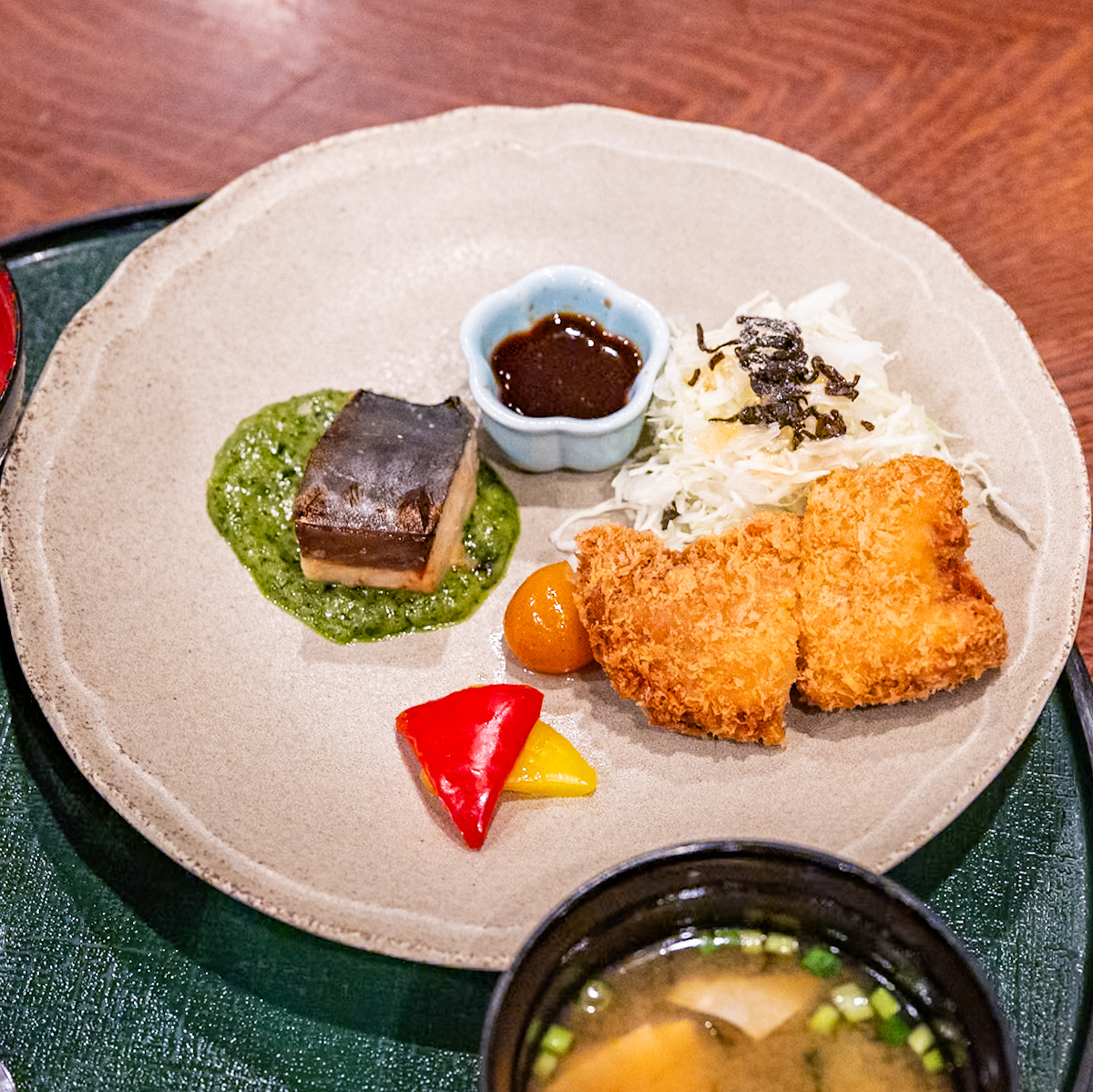 鰆の西京焼き、ヒレカツ