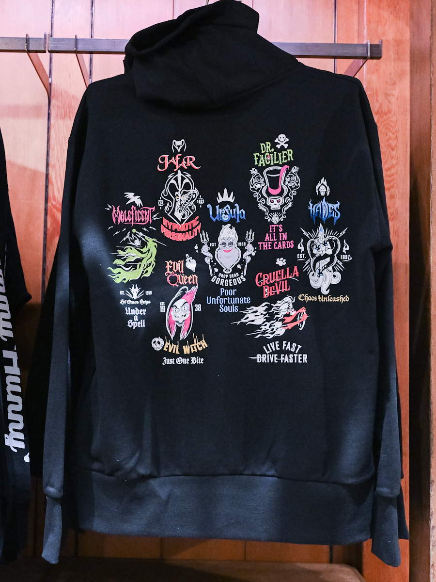 ディズニーヴィランズパーカー　背面