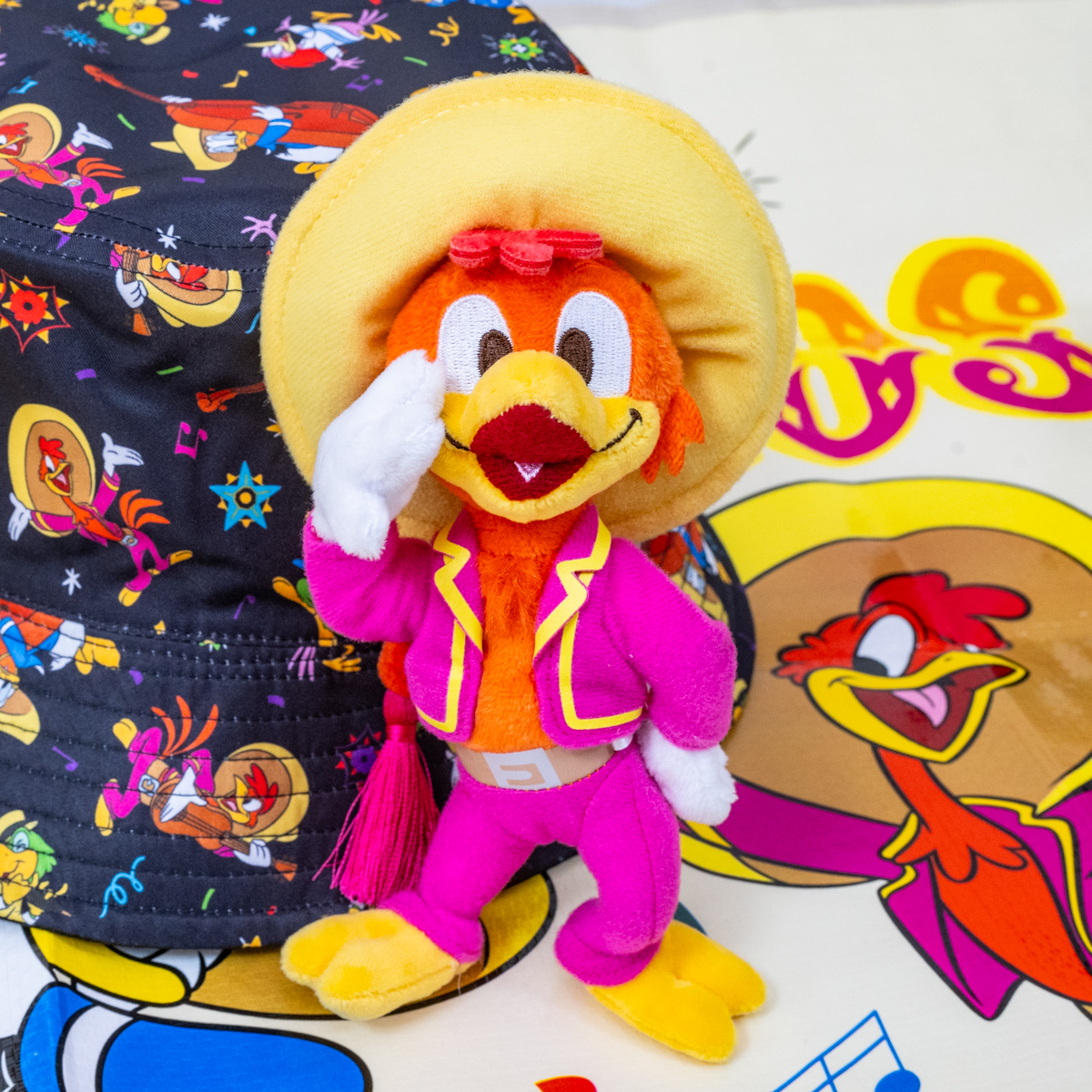 パンチート ぬいぐるみキーホルダー・キーチェーン THE THREE CABALLEROS 80TH