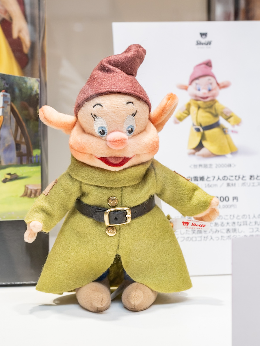 ［銀座三越先行販売］​＜シュタイフ＞ディズニー 白雪姫7人のこびと おとぼけ