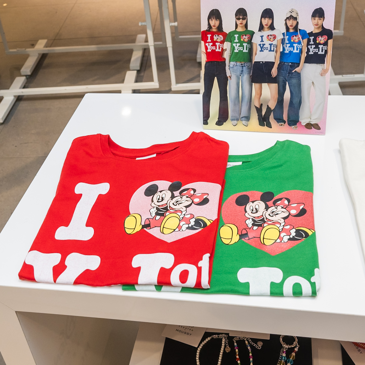 銀座三越先行販売＜Disney SERIES CREATEDby MOUSSY＞I LOVE MM TSJ