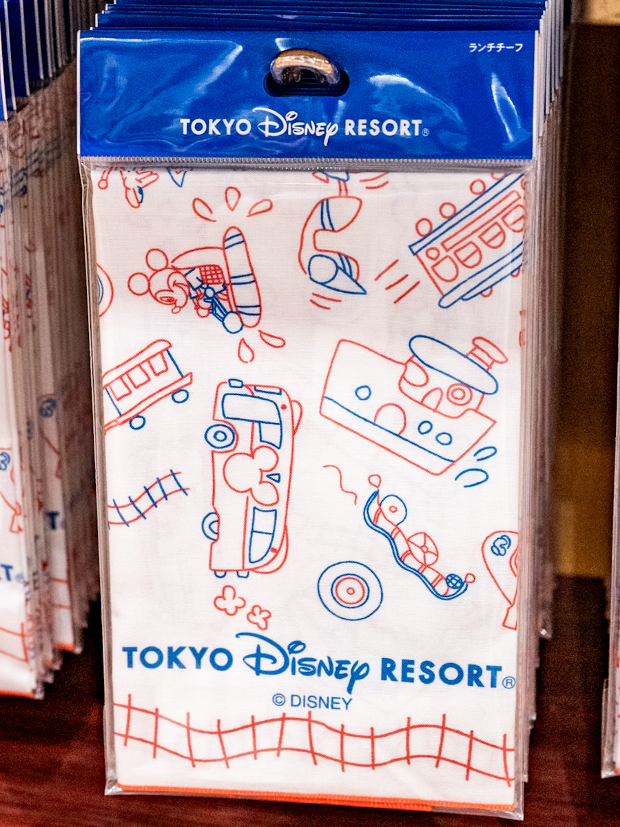 東京ディズニーランド「Go-Go-Go! with Disney Vehicles」ランチグッズ　ランチチーフ