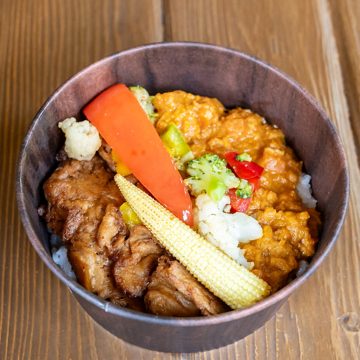 ベジタブルキーマカレーのユカタンライスボウル