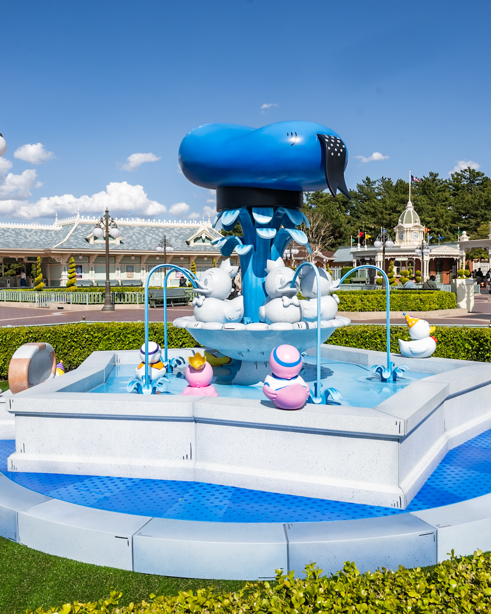 ドナルドの噴水