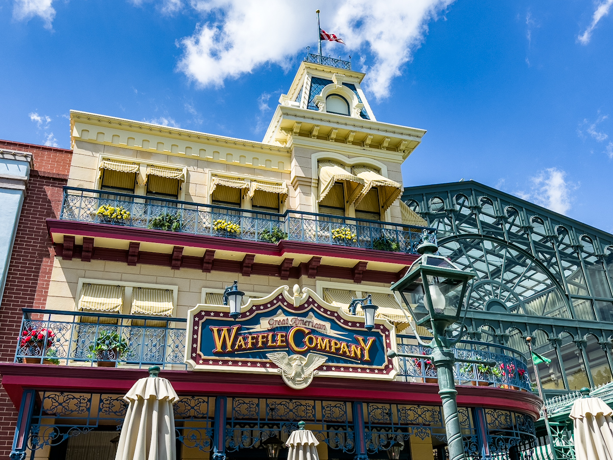 東京ディズニーランド／ワールドバザール「グレートアメリカン・ワッフルカンパニー