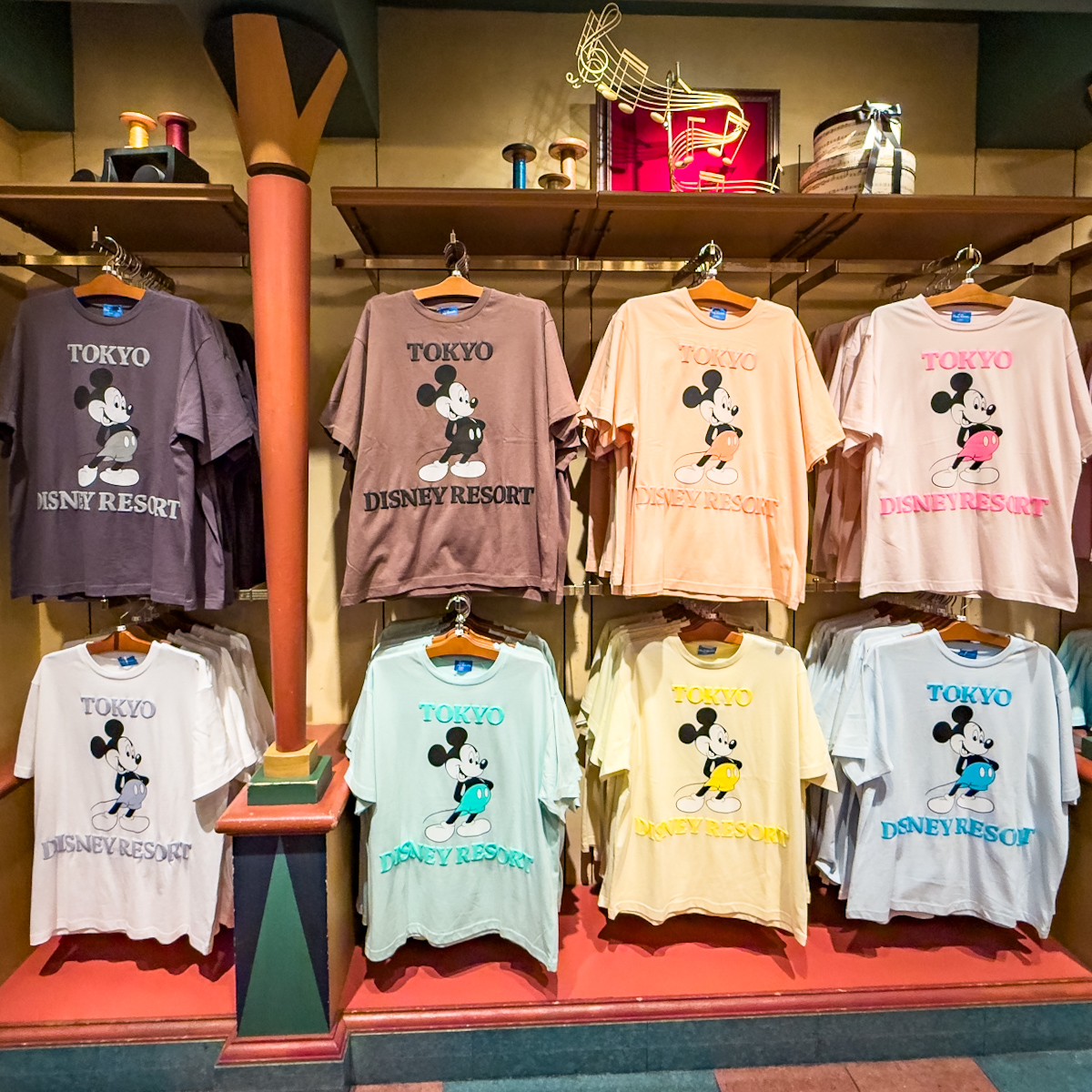東京ディズニーリゾート「ミッキーマウス」ビッグシルエットTシャツ