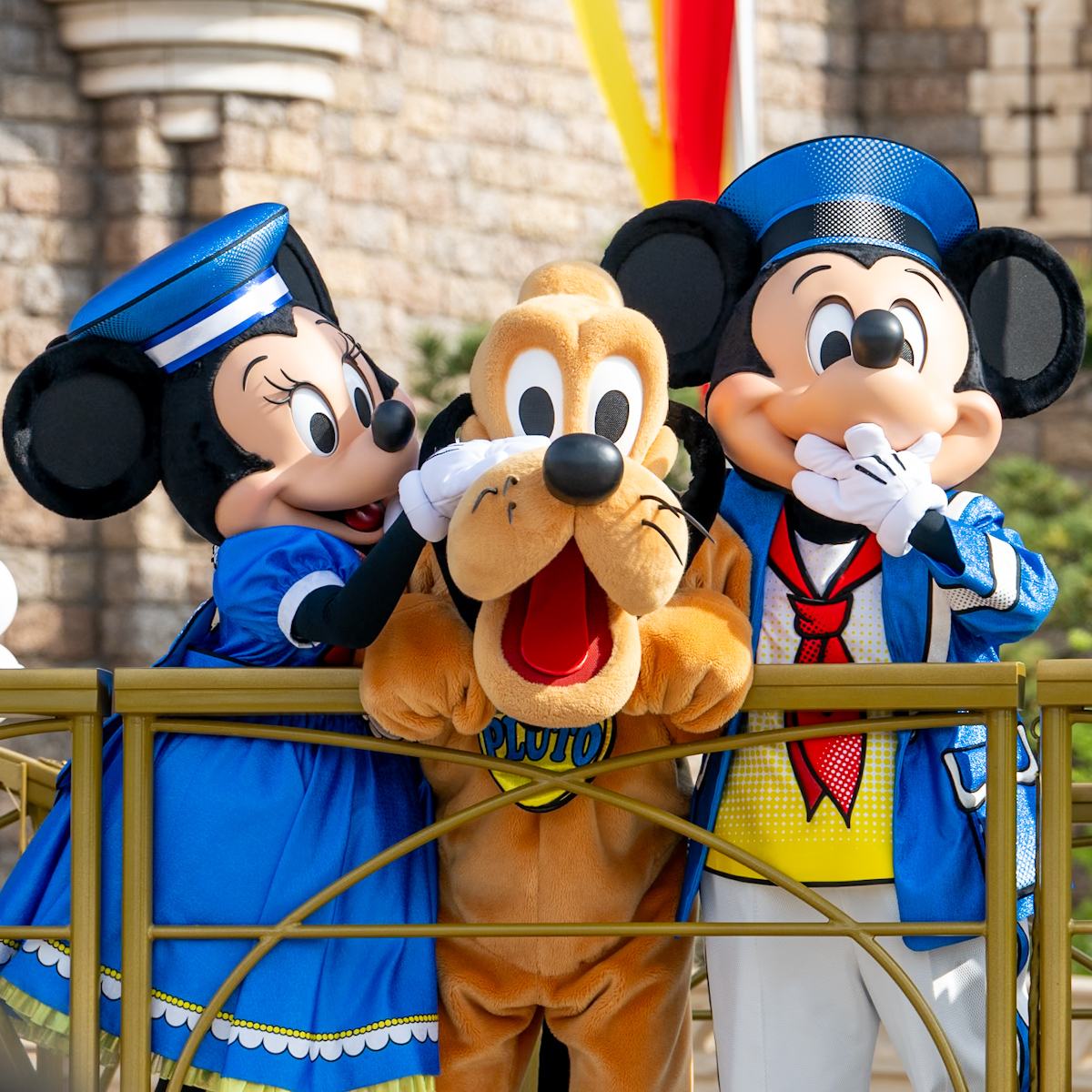 ミッキー、ミニー、プルート