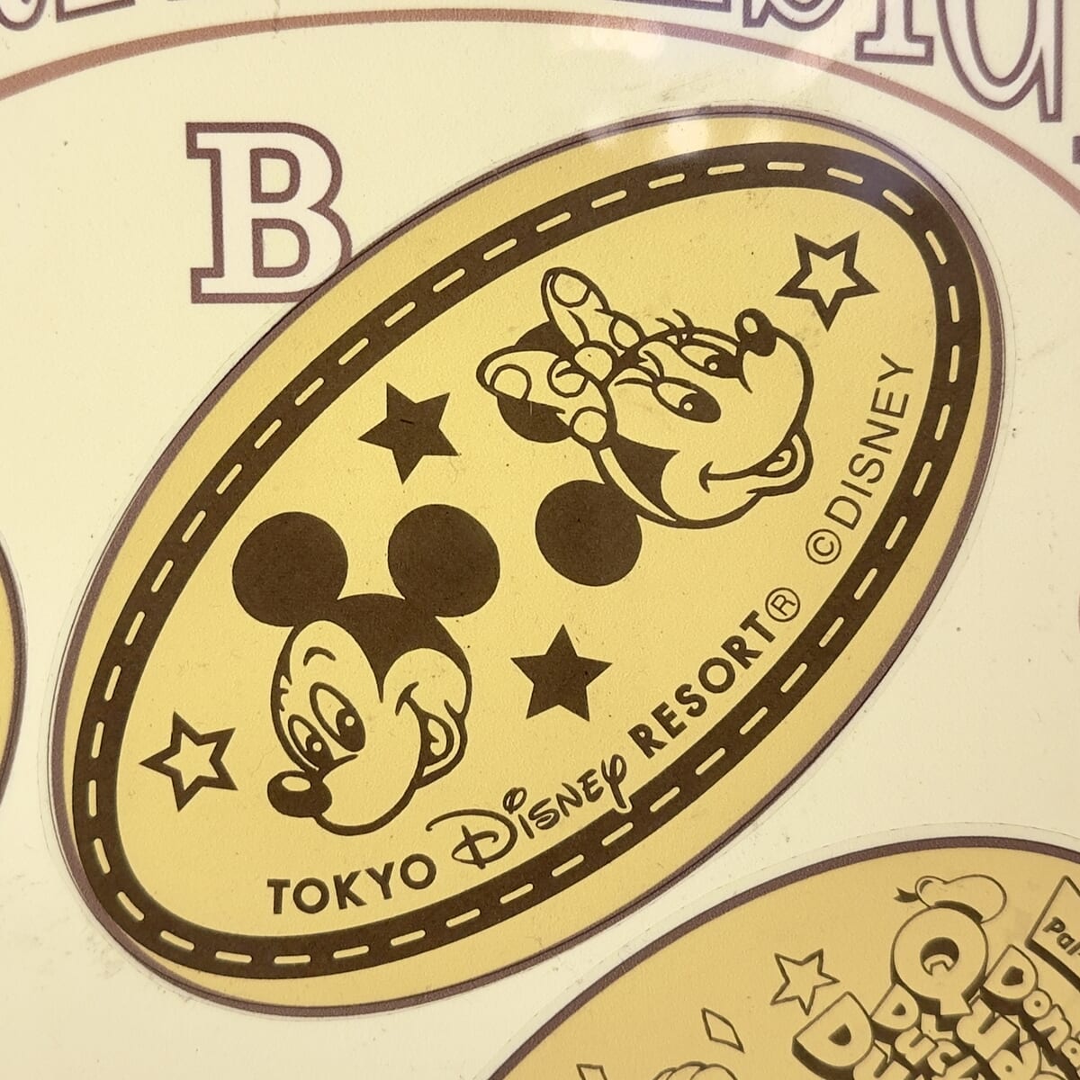 東京ディズニーランド「チームディズニー」スーベニアメダル　ミッキー&ミニー