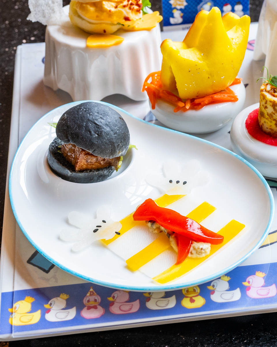 キヌアとスモークサーモン