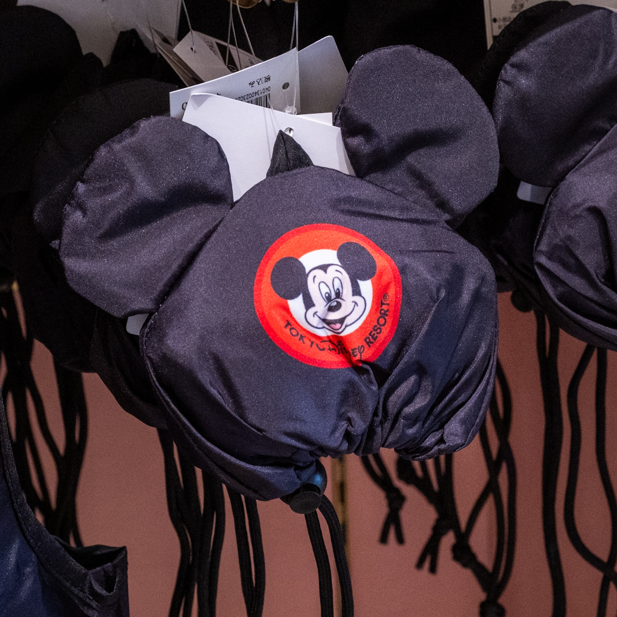 東京ディズニーリゾート「ミッキーマウス」ショッピングバッグ　収納