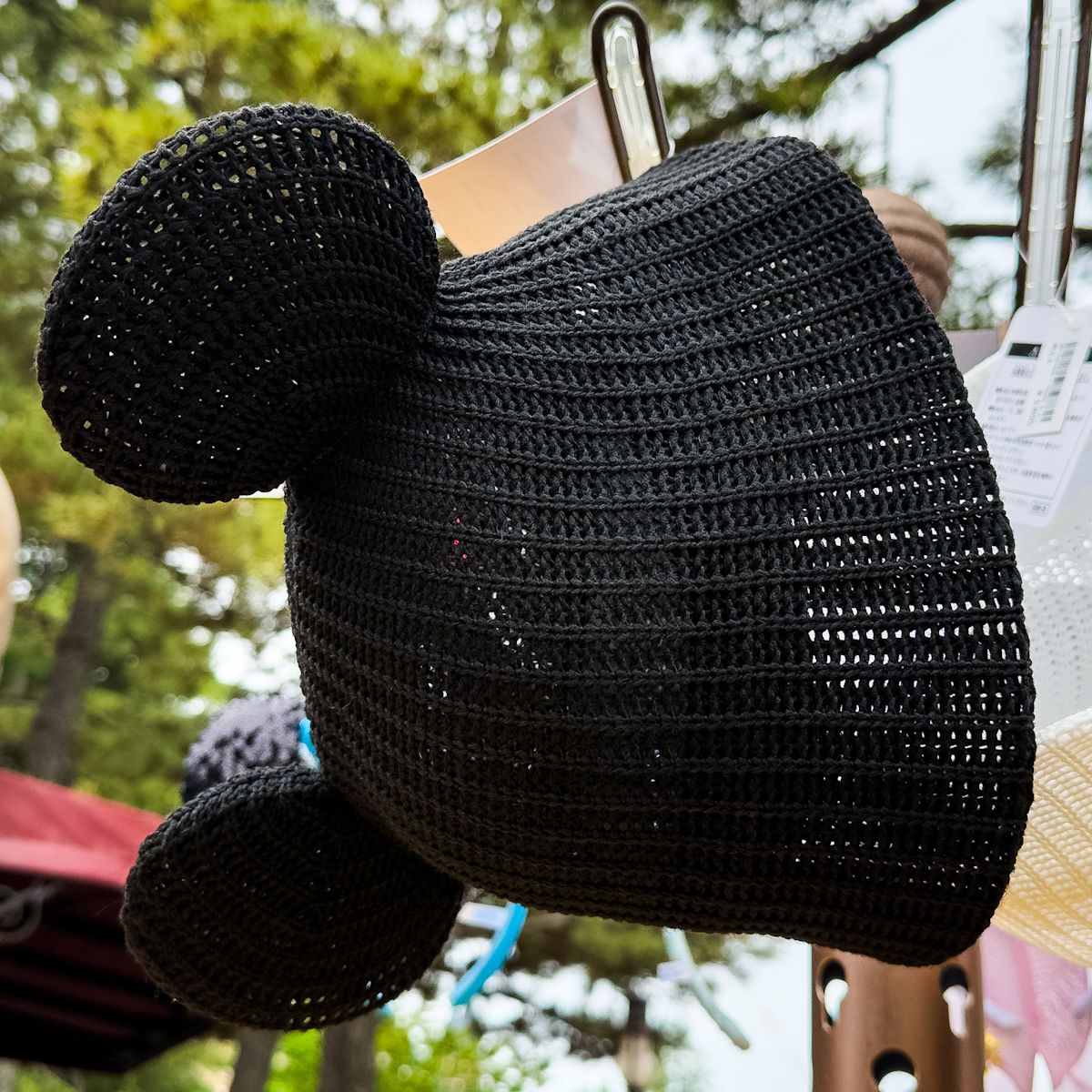 東京ディズニーリゾート ミッキーお耳付きハット　ブラック