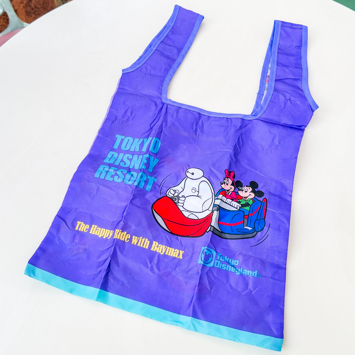 東京ディズニーリゾート カプセルトイ「レトロ柄エコバッグ」第2弾　ベイマックスのハッピーライド