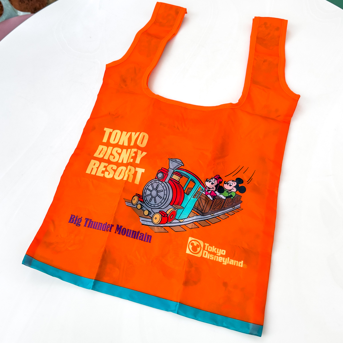 東京ディズニーリゾート カプセルトイ「レトロ柄エコバッグ」第2弾　ビッグサンダー・マウンテン