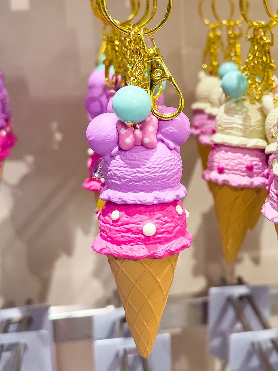 ミニーアイスクリームキーチェーン