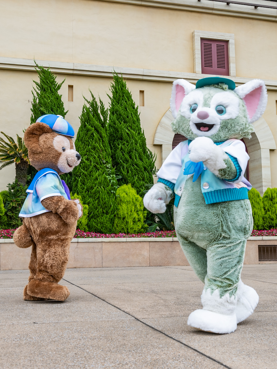 東京ディズニーシー「ダッフィー＆フレンズ20周年：カラフルハピネス」ダッフィー、ジェラトーニグリーティング