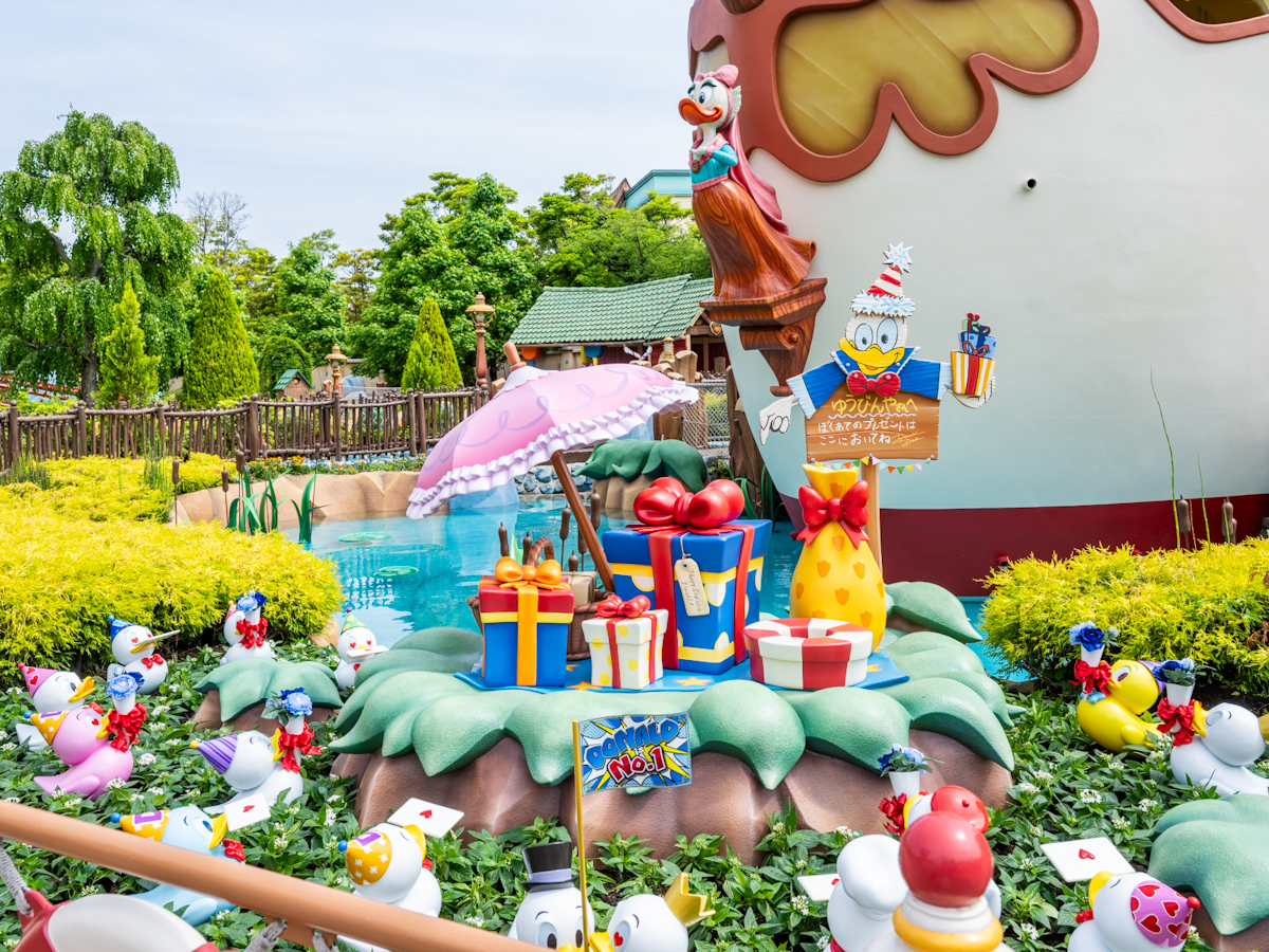 東京ディズニーランド「ハッピーバースデードナルド」ドナルドのボートデコレーション4