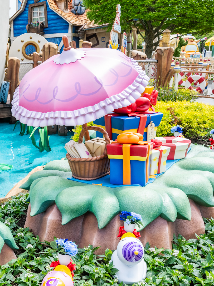 東京ディズニーランド「ハッピーバースデードナルド」ドナルドのボートデコレーション　パラソル