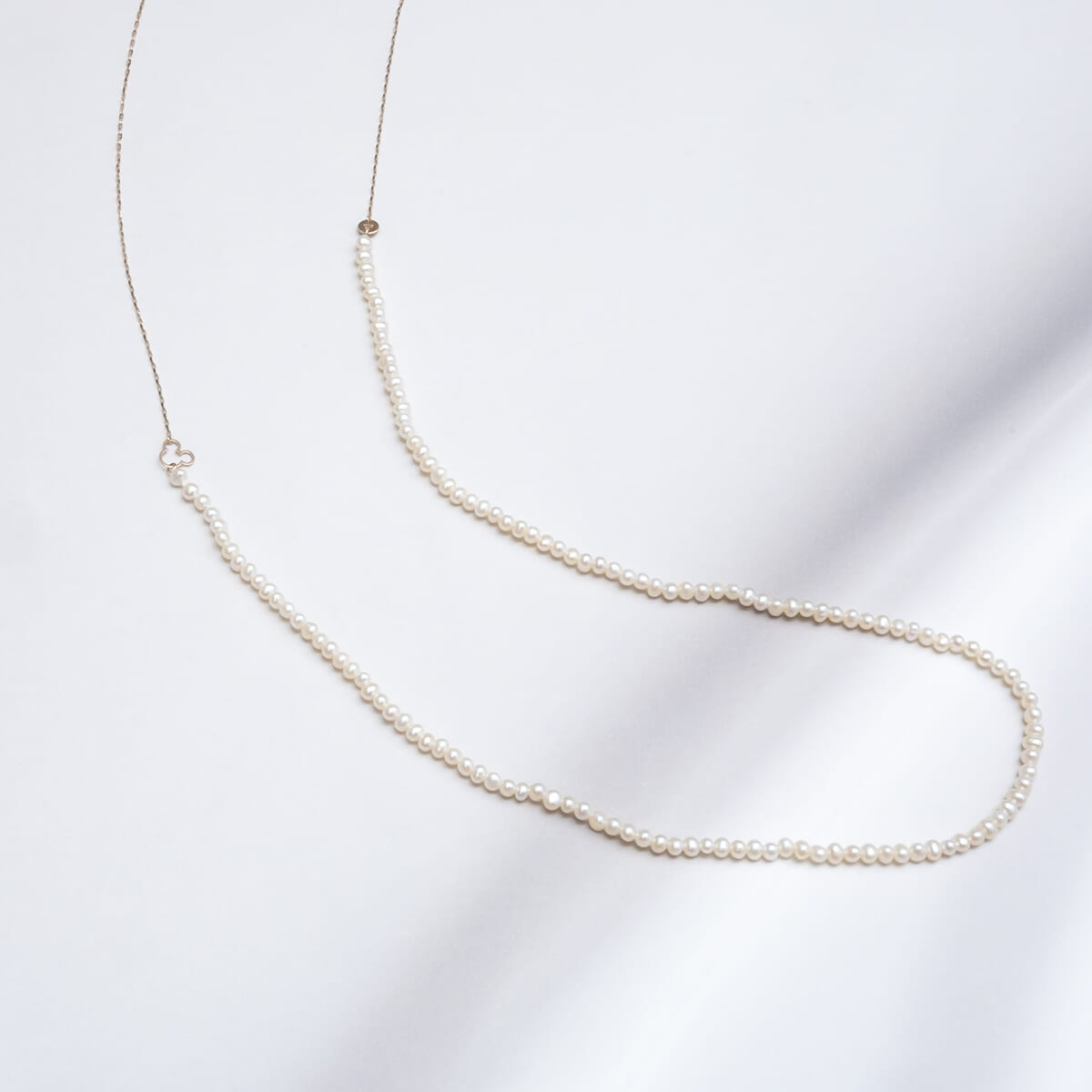 Mickey Mouse -Pearl Chain Necklace-