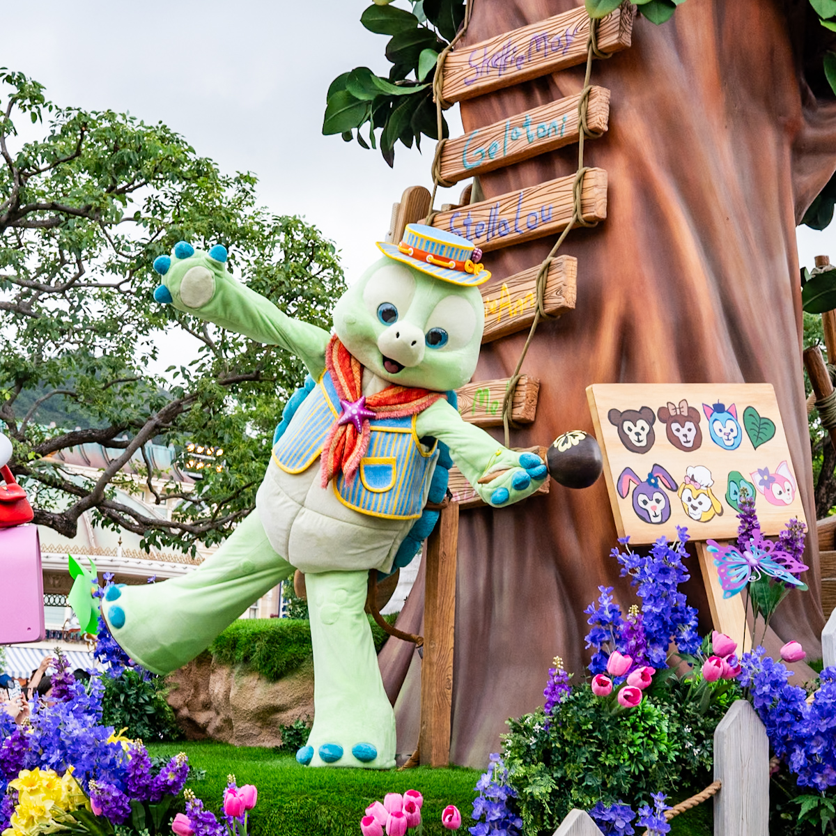 香港ディズニーランド20周年 デイタイム・パレード「フレンドタスティック！」オル・メル