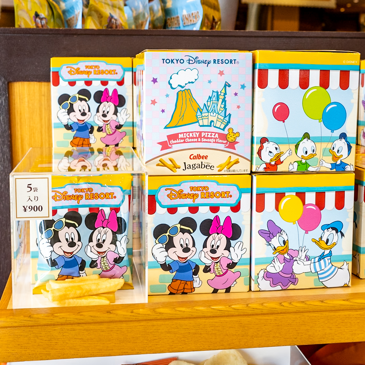 ディズニー　お土産　まとめ売り お買い物袋デザイン！東京ディズニーランド マルチボックス -
