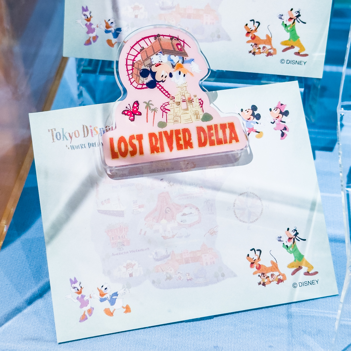 東京ディズニーリゾート『クリップ メモ付』メモ柄2