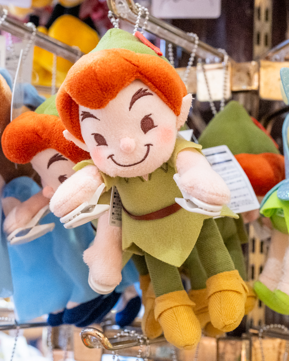 肩のせぬいぐるみ  ピーター・パン