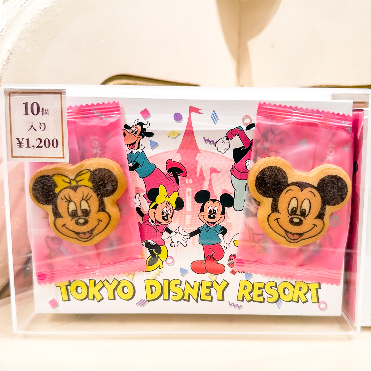 東京ディズニーリゾート｢ミッキー&フレンズ｣クッキー紙箱　個包装