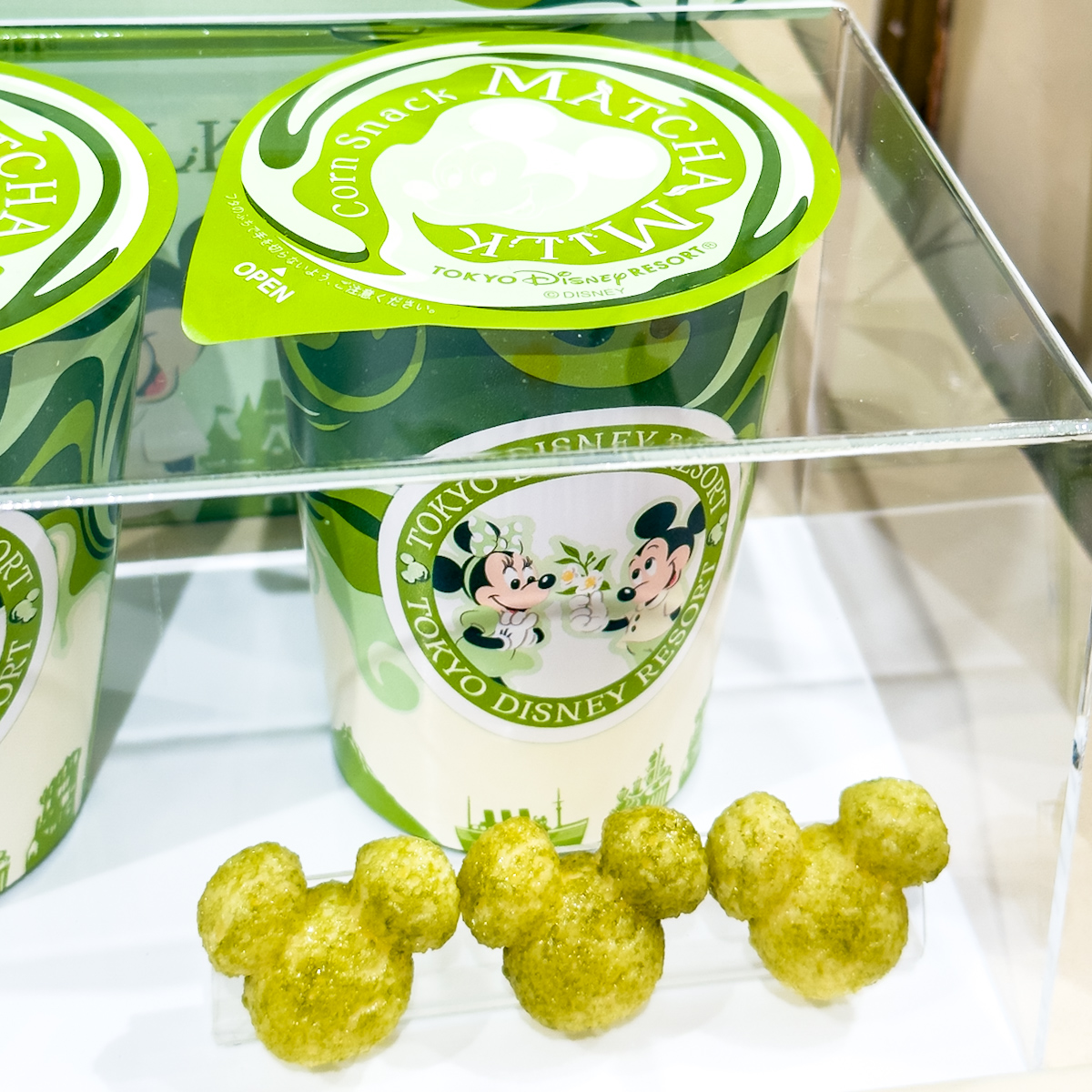 東京ディズニーリゾート「ミッキー&フレンズ」コーンスナック 抹茶ミルク2