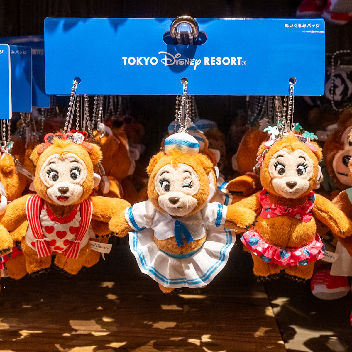 ぬいぐるみバッジ3個 ザ・サンボネッツ バブルス バニー ビューラ