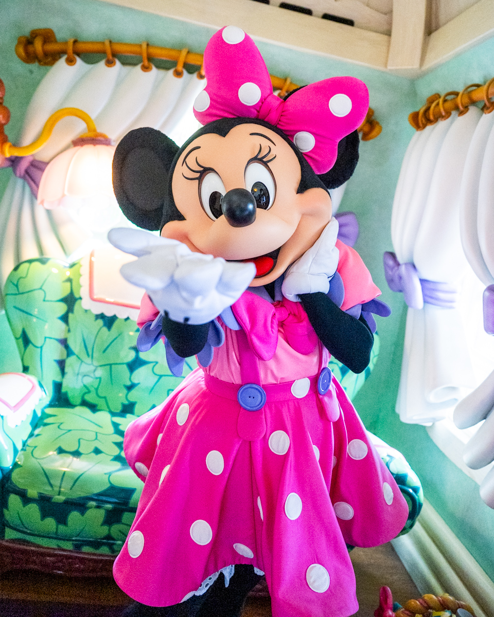 東京ディズニーランド／トゥーンタウン『ミニーの家』キャラクターグリーティング2025年9月
