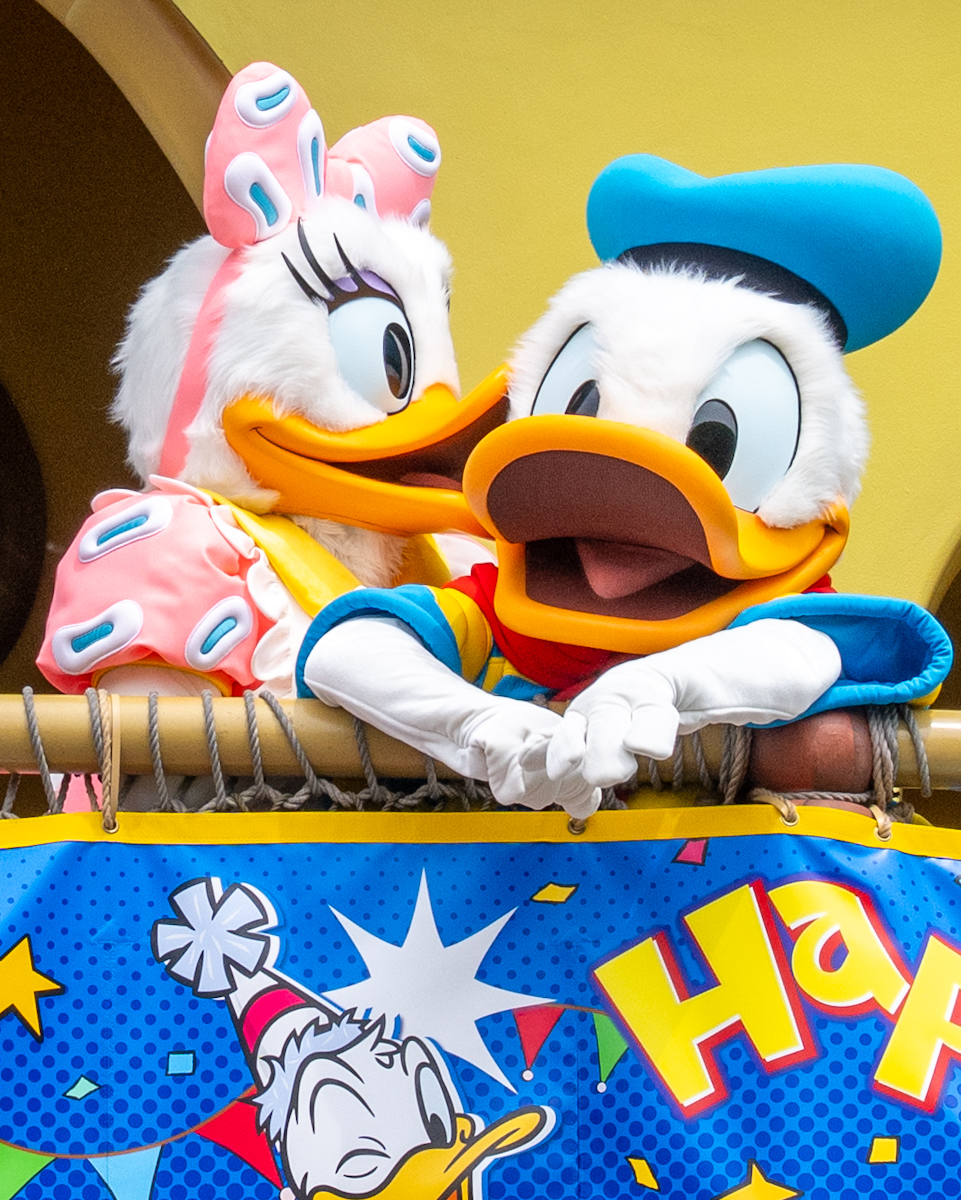 ドナルドのボート　ドナルド、デイジーグリーティング　お誕生日