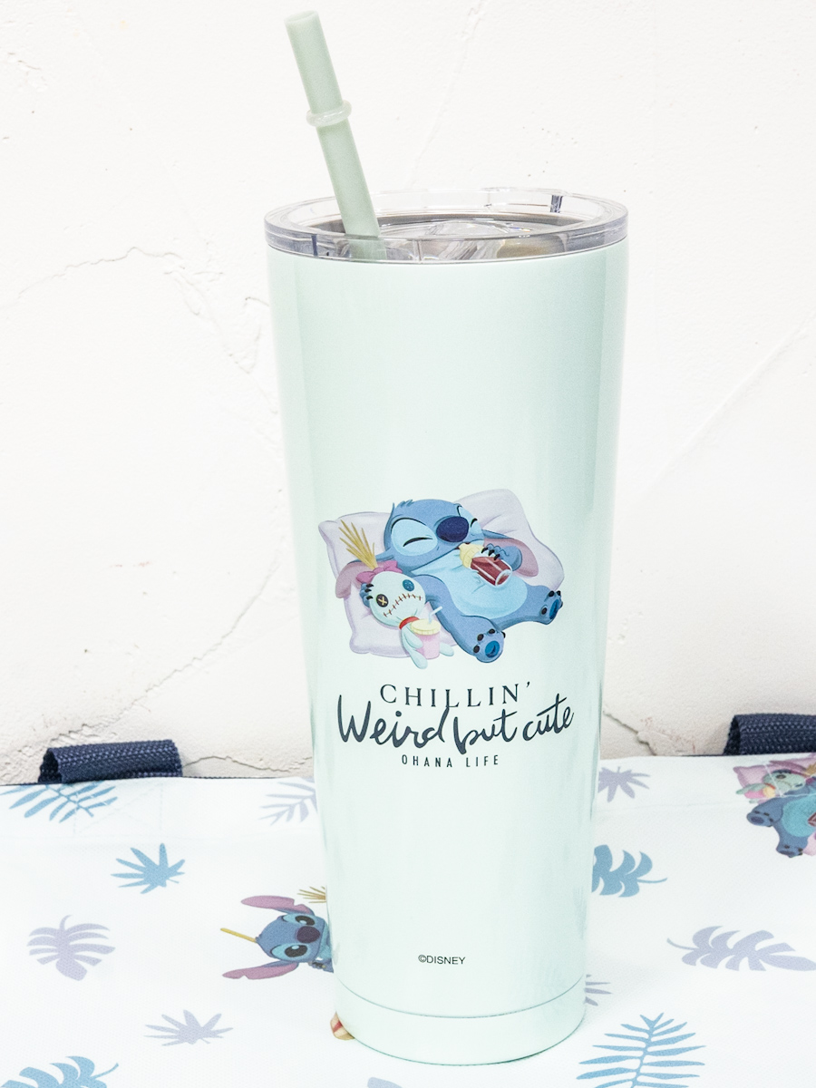 スティッチ＆スクランプ タンブラー ステンレス ストロー付き 750ml Disney Stitch Day Collection