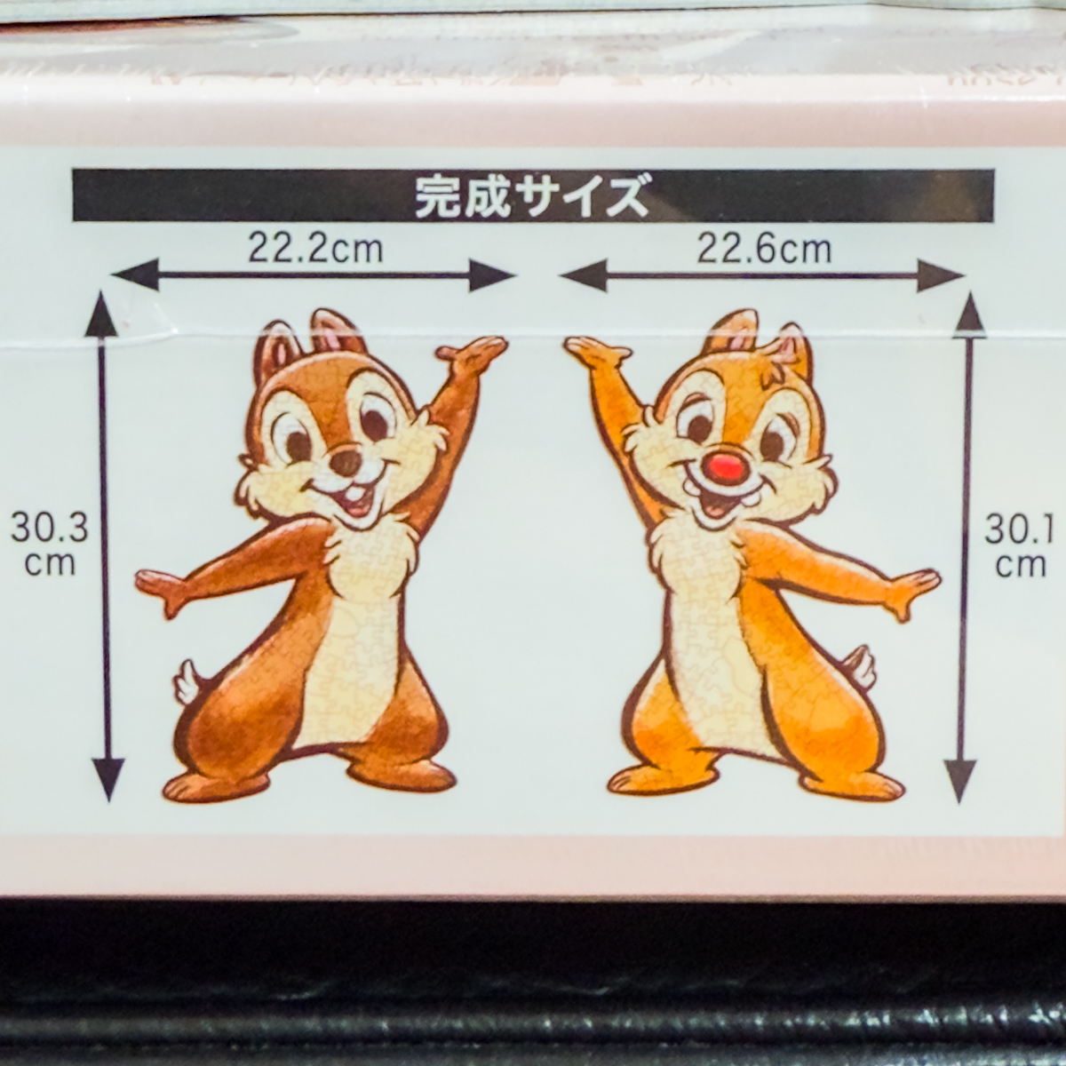 チップ&デール　パズル　サイズ