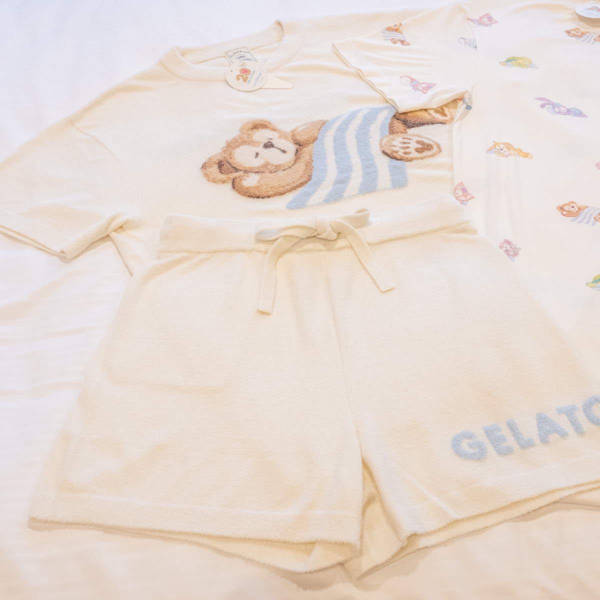 ルームウェアセット 〈gelato pique〉ホワイトお土産