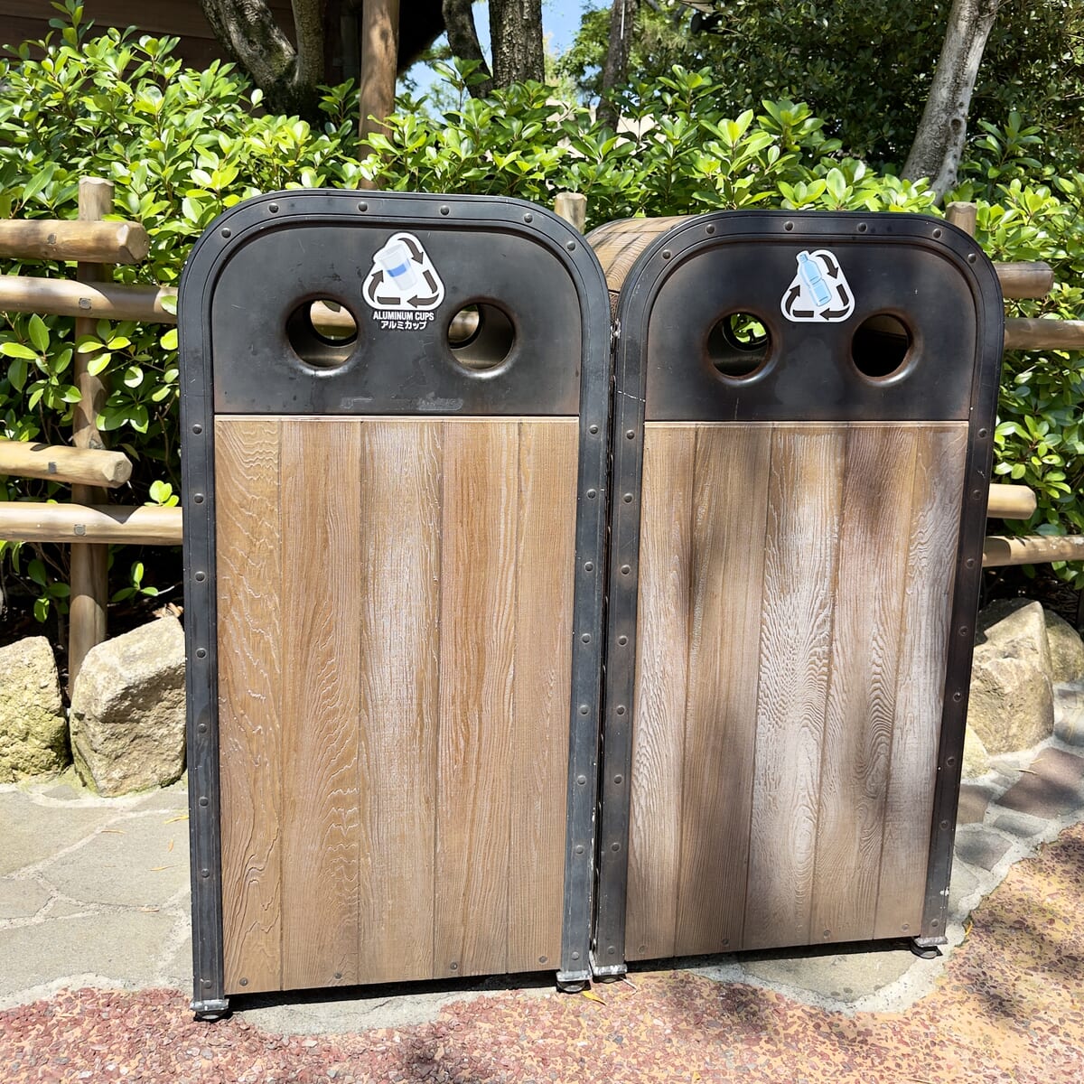 ウエスタンランド　ゴミ箱　リサイクル