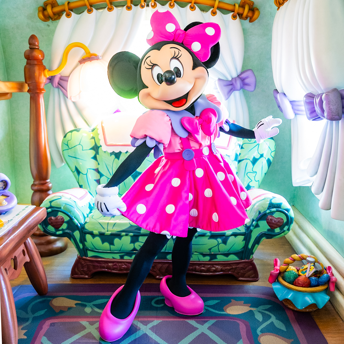 東京ディズニーランド／トゥーンタウン『ミニーの家』キャラクターグリーティング