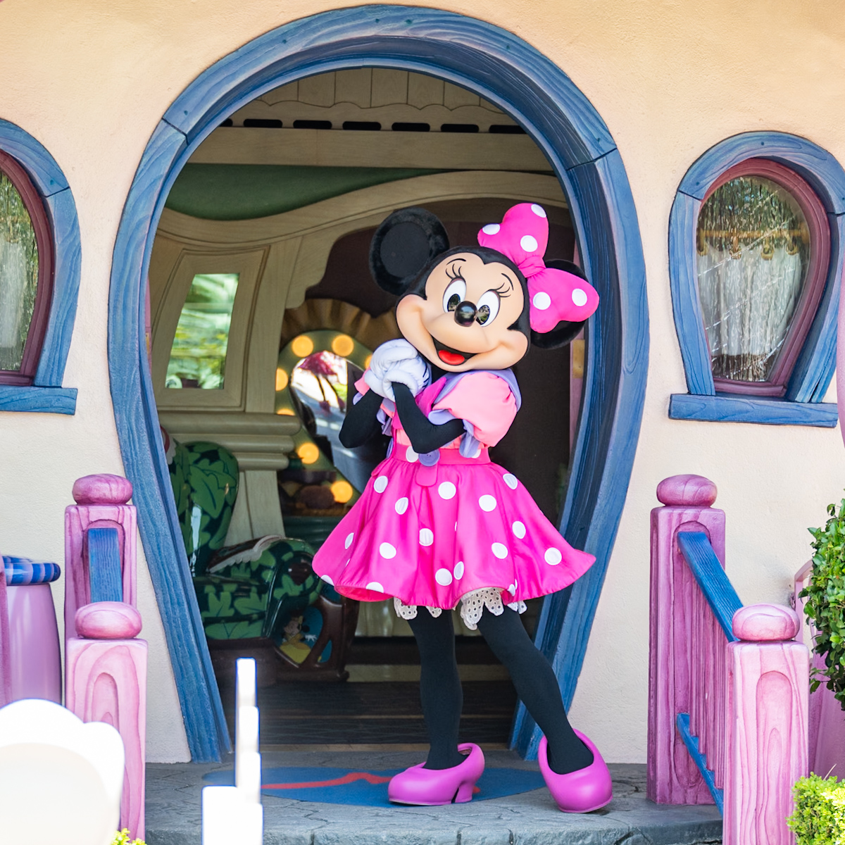 東京ディズニーランド／トゥーンタウン『ミニーの家』キャラクターグリーティング2